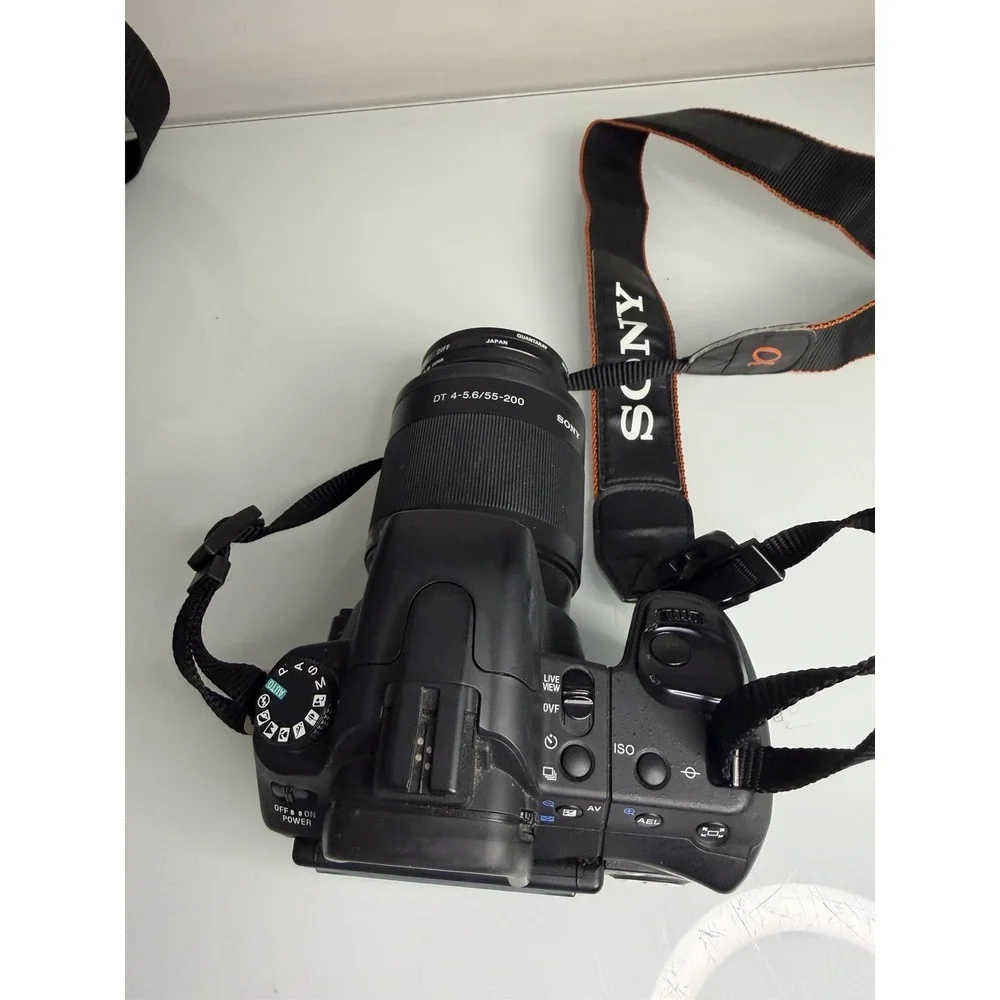 Sony α350 DSLR-A350 14.2 MP Camera Lens, Sony Battery Grip *See Info* Bundle